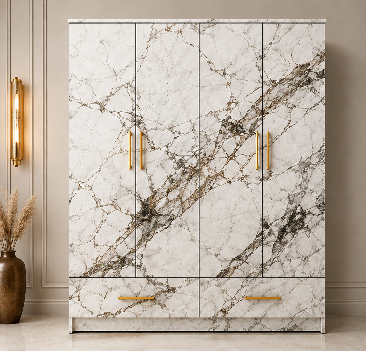 Grandeur 4-door wardrobe WC02 available in Delhi NCR
